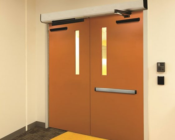 automatic commercial swing doors
