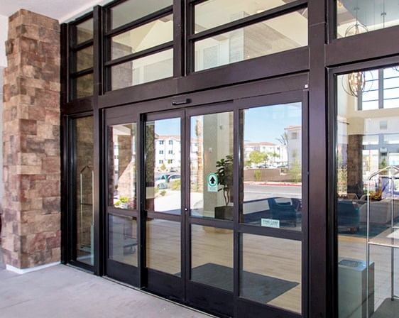 automatic sliding doors in hotel vancouver