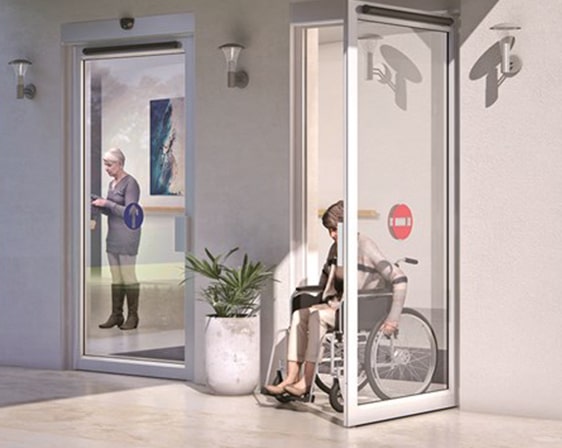 handicap door system